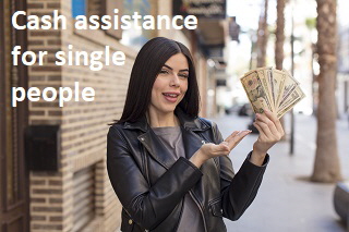 Cash assistance for single people