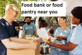 Food bank or food pantry near you