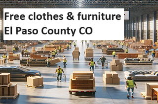 Free clothes and furniture El Paso County CO