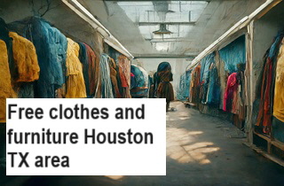 Free clothes and furniture Houston TX area