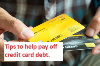 Tips to help pay off credit card debt.