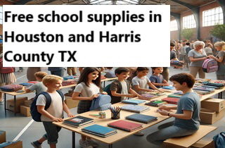 Free school supplies in Houston and Harris County TX